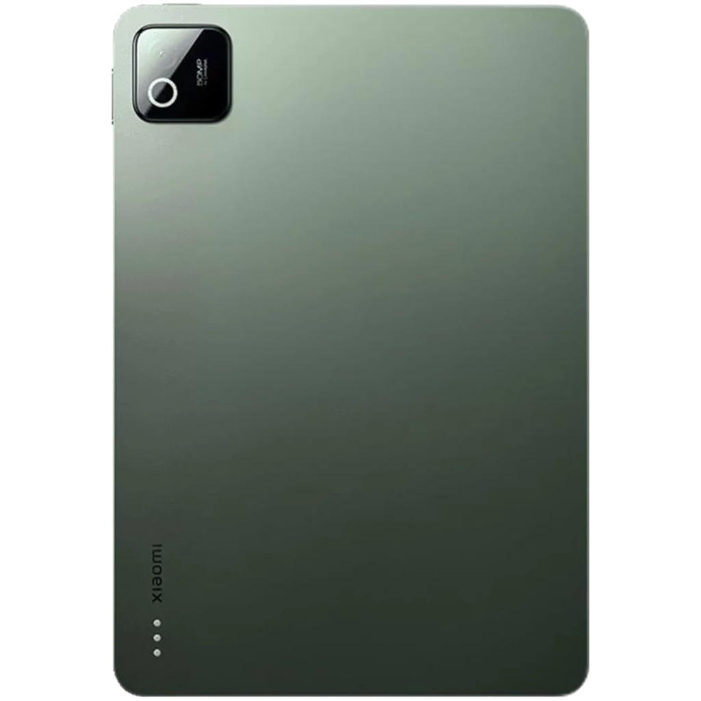 Tablet Xiaomi Pad 8 Pro verde com tela ampla bordas finas, câmera traseira grande em módulo quadrado, corpo metálico elegante e acabamento fosco - Item2