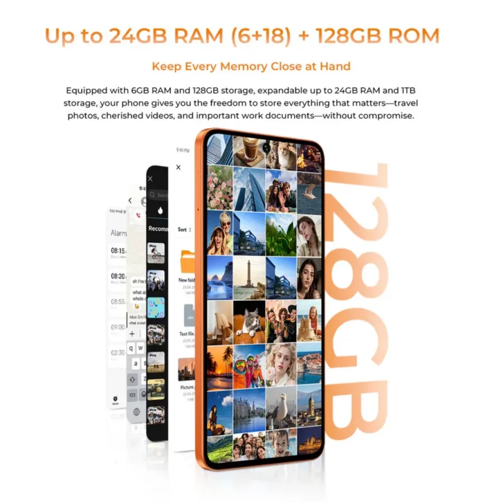 Oukitel C26 128 Go Orange 4G LTE Dual SIM 4 Go de RAM Wi-Fi dual SIM - Ítem7