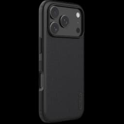 Nillkin Coque Super Frosted Shield Pro iPhone 17 Noir, dos texturé antidérapant, cadre renforcé, découpes précises pour caméras et boutons, protection