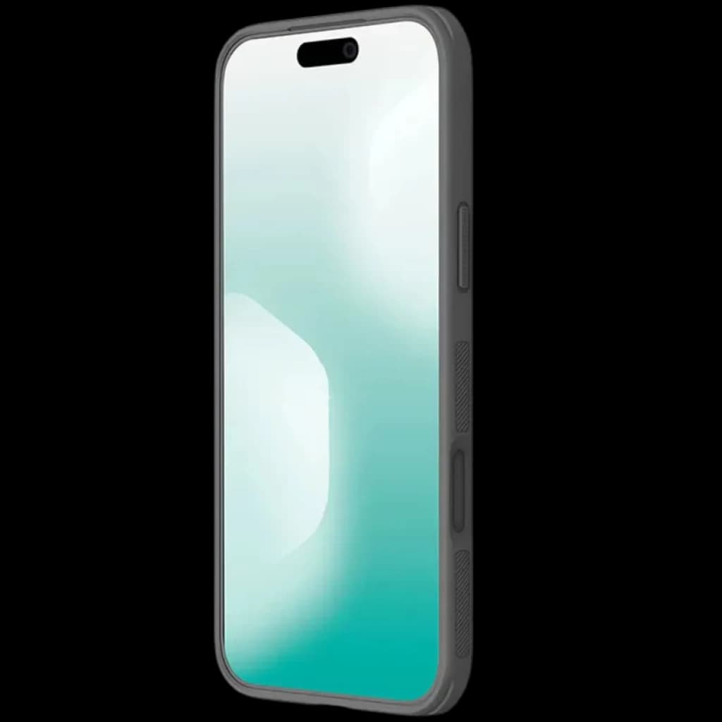 Nillkin Étui Super Frosted Shield Pro iPhone 17 Pro Max Titanium Grey avec bords antichoc, texture mate antidérapante, découpes précises et boutons