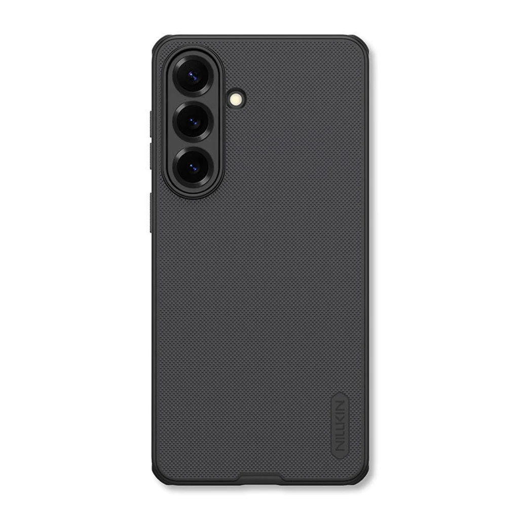 Nillkin Funda Super Frosted Shield Pro para Samsung Galaxy S26+ en negro, carcasa rígida mate con anillo magnético central y recortes precisos para cámara y - Ítem