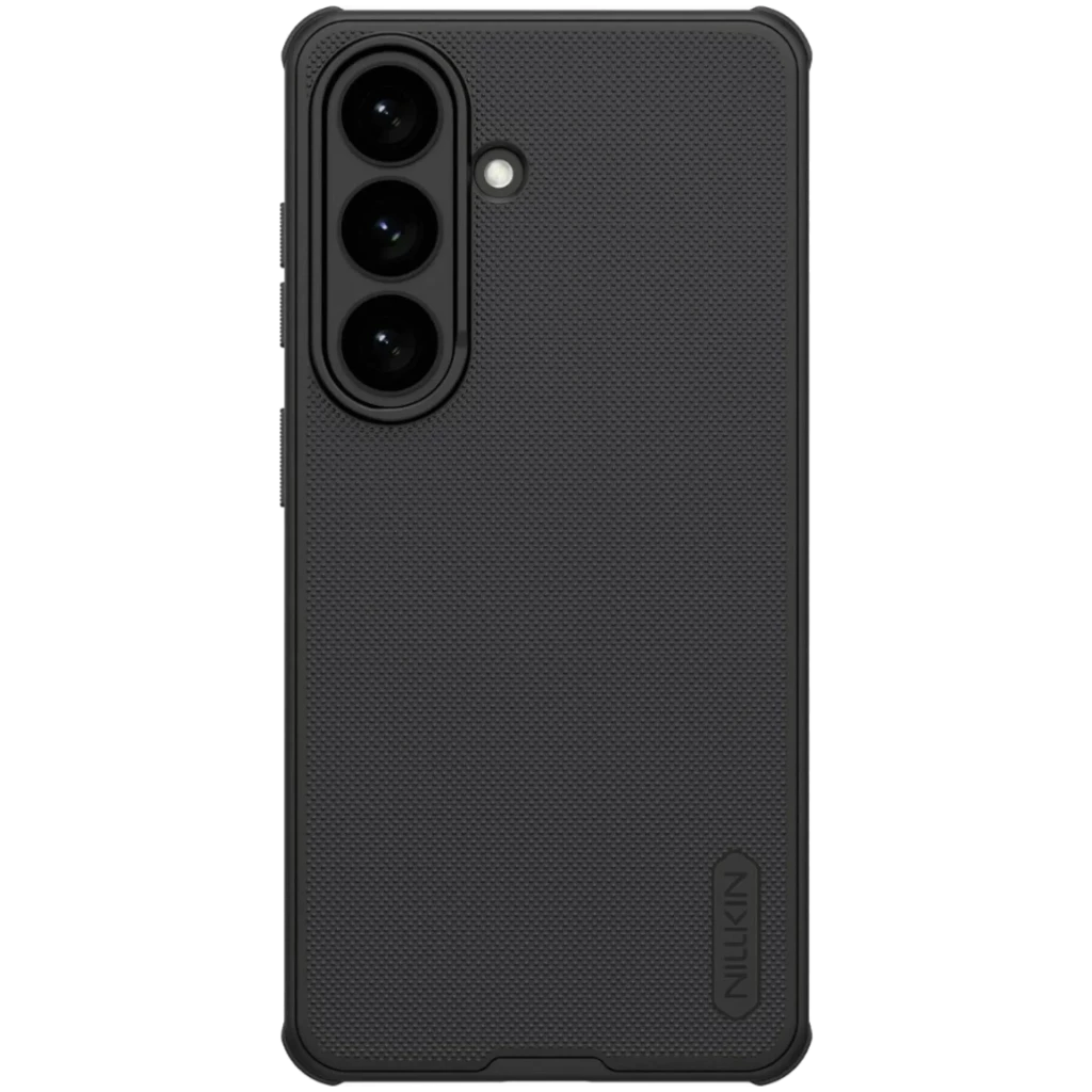 Nillkin Funda Super Frosted Shield Pro Samsung Galaxy S26 Negro con textura antideslizante, acabado mate, bordes reforzados y recortes precisos para cámara y - Ítem