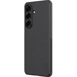 Capa Nillkin Super Frosted Shield Pro para Samsung Galaxy S26 preta, textura antiderrapante, recortes precisos para câmera tripla e bordas reforçadas