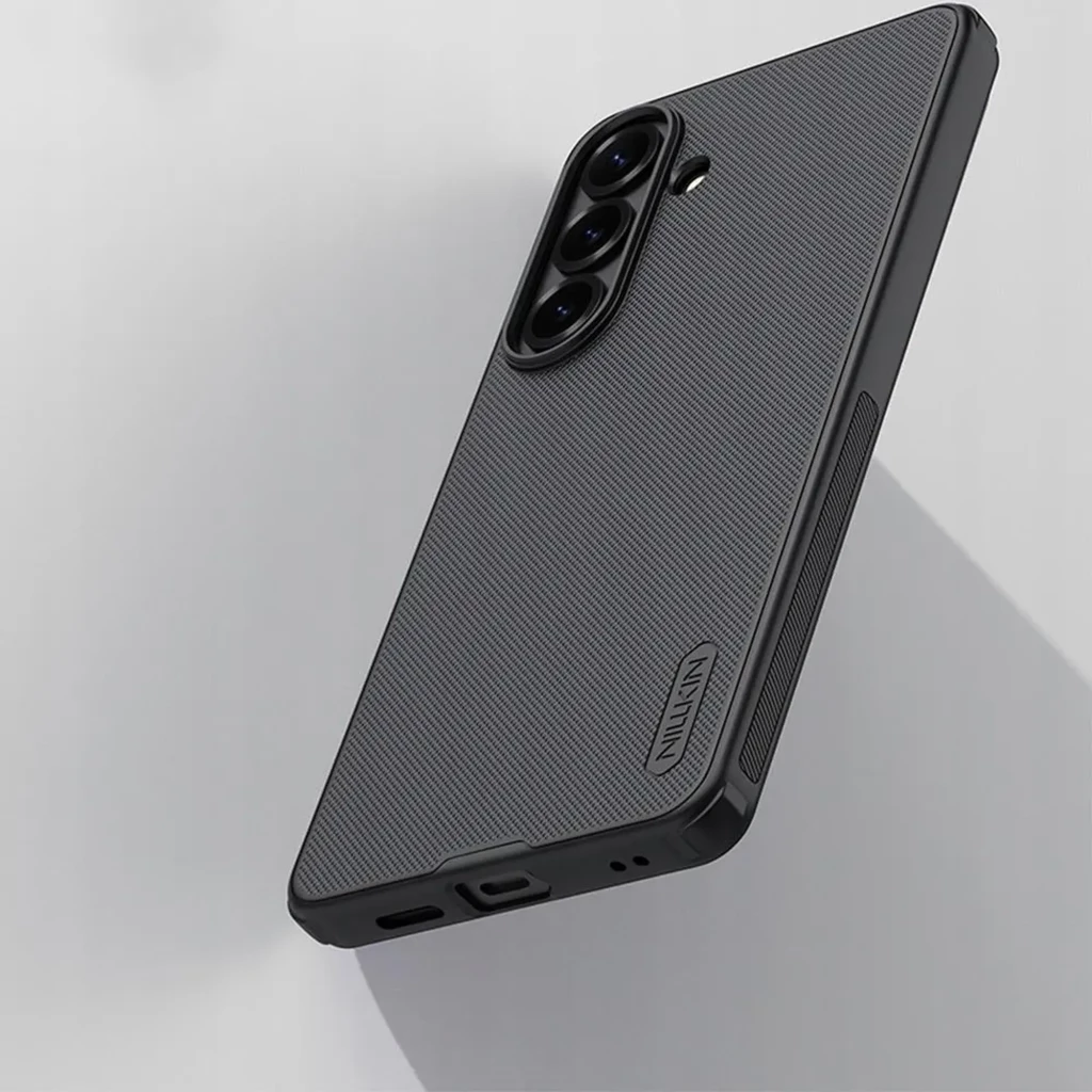 Nillkin Funda Super Frosted Shield Pro Samsung Galaxy S26 Negro con textura antideslizante, acabado mate, bordes reforzados y recortes precisos para cámara y - Ítem5