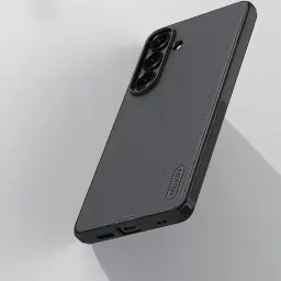 Nillkin Capa Super Frosted Shield Pro Samsung Galaxy S26 Preto com textura antiderrapante, recortes precisos, proteção das bordas e câmera elevada