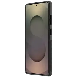 Nillkin Capa Super Frosted Shield Pro Samsung Galaxy S26 Ultra preta, textura fosca antiderrapante, cantos reforçados, recortes precisos e botões protegidos