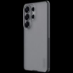 Capa Nillkin Super Frosted Shield Pro para Samsung Galaxy S26 Ultra em preto translúcido, textura antiderrapante, recortes precisos e proteção reforçada