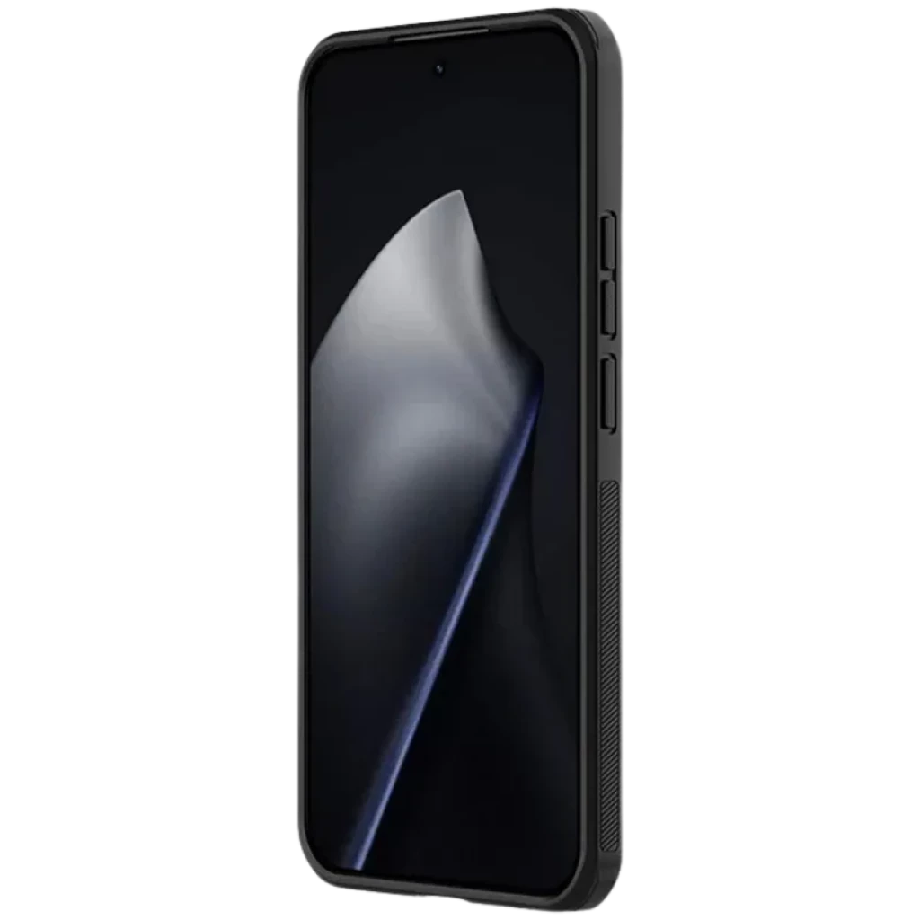 Nillkin Funda Super Frosted Shield Pro Xiaomi 15T Negro con textura antideslizante, acabado mate, recortes precisos para cámara dual y bordes reforzados - Ítem3