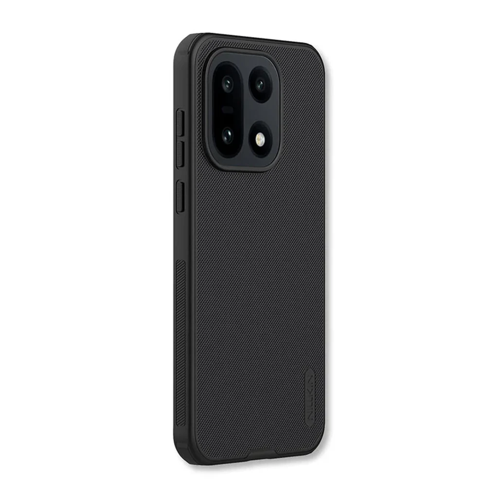 Nillkin Funda Super Frosted Shield Pro OnePlus 15 Negro, carcasa rígida mate antideslizante, bordes reforzados y recorte amplio para cámara triple - Ítem2
