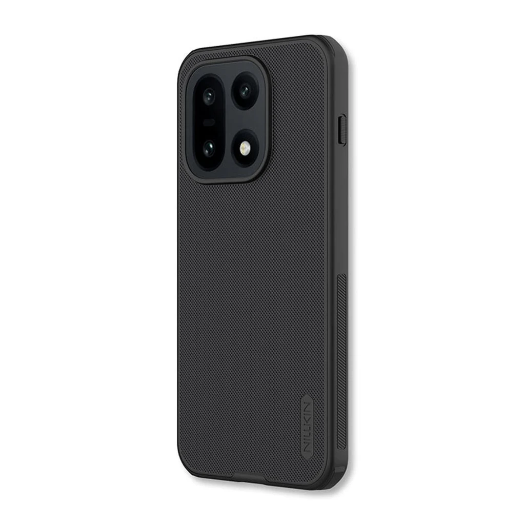 Nillkin Funda Super Frosted Shield Pro OnePlus 15 Negro, carcasa rígida mate antideslizante, bordes reforzados y recorte amplio para cámara triple - Ítem1