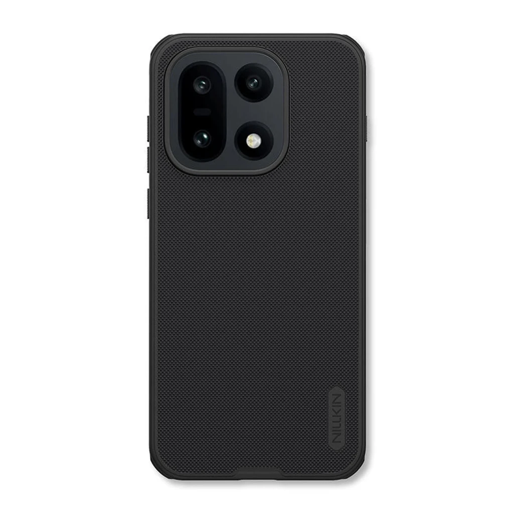Nillkin Funda Super Frosted Shield Pro OnePlus 15 Negro, carcasa rígida mate antideslizante, bordes reforzados y recorte amplio para cámara triple - Ítem3