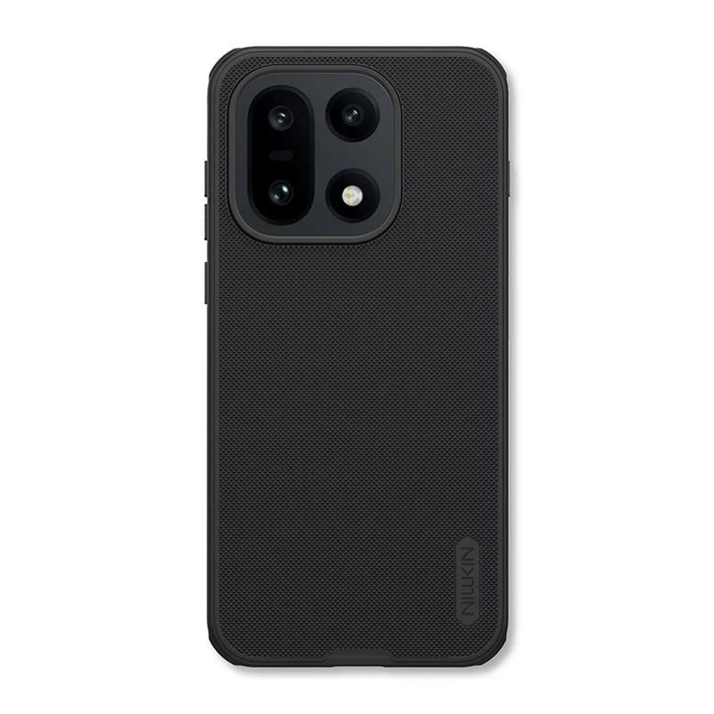 Nillkin Capa Super Frosted Shield Pro OnePlus 15 Preto com acabamento fosco antiderrapante, bordas reforçadas e recorte grande para módulo de câmera - Item