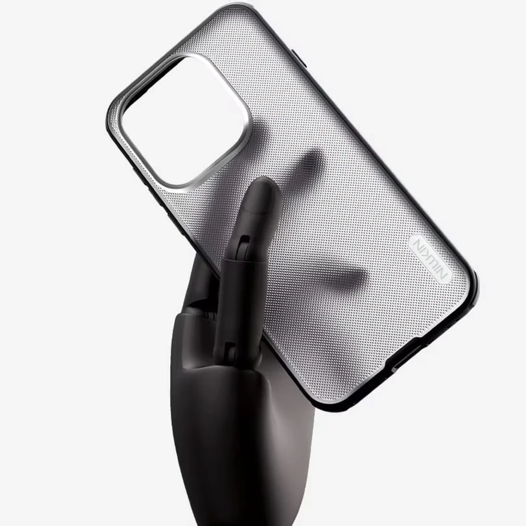 Nillkin Funda Super Frosted Shield Pro OnePlus 15 Negro Transparente: carcasa delgada con textura antideslizante, bordes reforzados y módulo de cámara - Ítem2