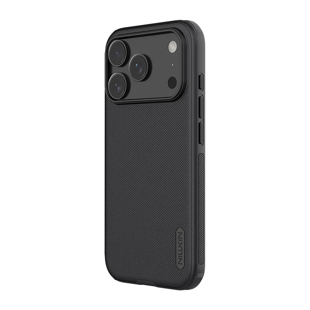 Nillkin Funda Super Frosted Shield Pro Magnetic iPhone 17 Pro Max Negro con textura antideslizante, bordes elevados, cámara protegida y compatibilidad MagSafe - Ítem2