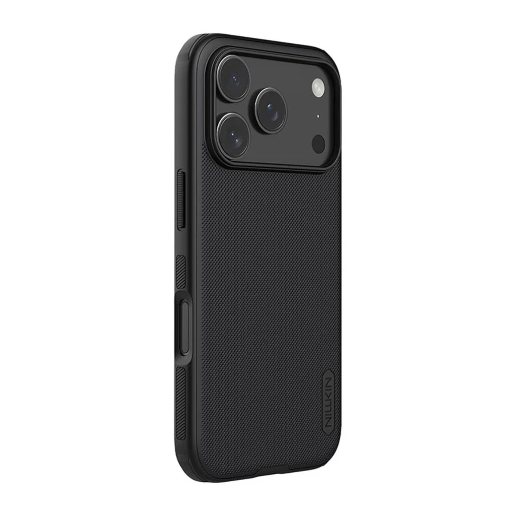 Nillkin Funda Super Frosted Shield Pro Magnetic iPhone 17 Pro Max Negro con textura antideslizante, bordes elevados, cámara protegida y compatibilidad MagSafe - Ítem3