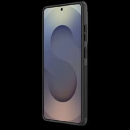 Capa magnética Nillkin Super Frosted Shield Pro para Samsung Galaxy S26 Ultra Preto com textura fosca, bordas reforçadas, botões precisos e recortes exatos