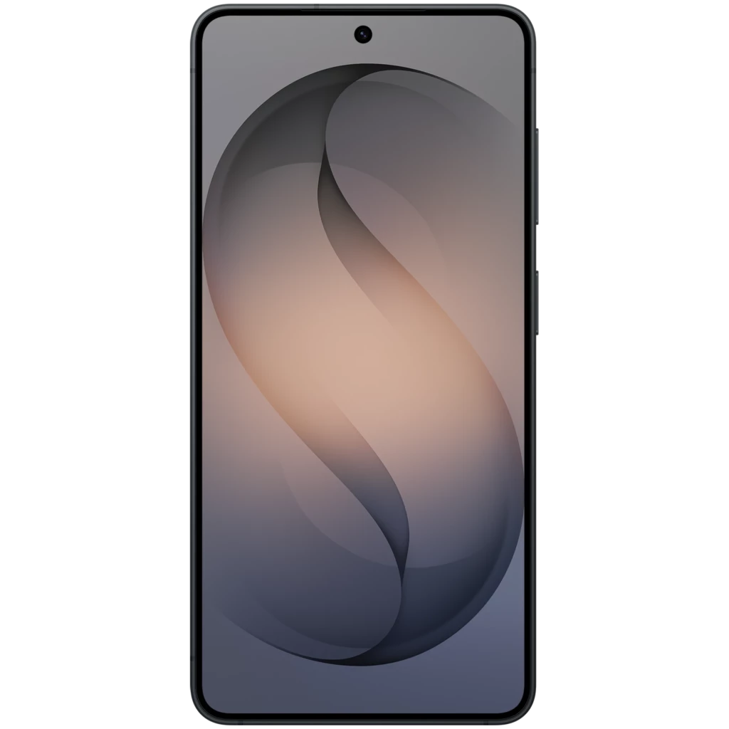 Samsung Galaxy S26 5G noir 256 Go façade et dos affichés triple capteur vertical écran 6,3 pouces bord fin poinçon central finition mate élégante - Ítem1