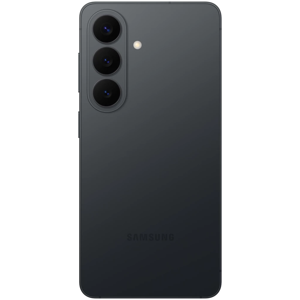 Samsung Galaxy S26 5G noir 256 Go façade et dos affichés triple capteur vertical écran 6,3 pouces bord fin poinçon central finition mate élégante - Ítem2