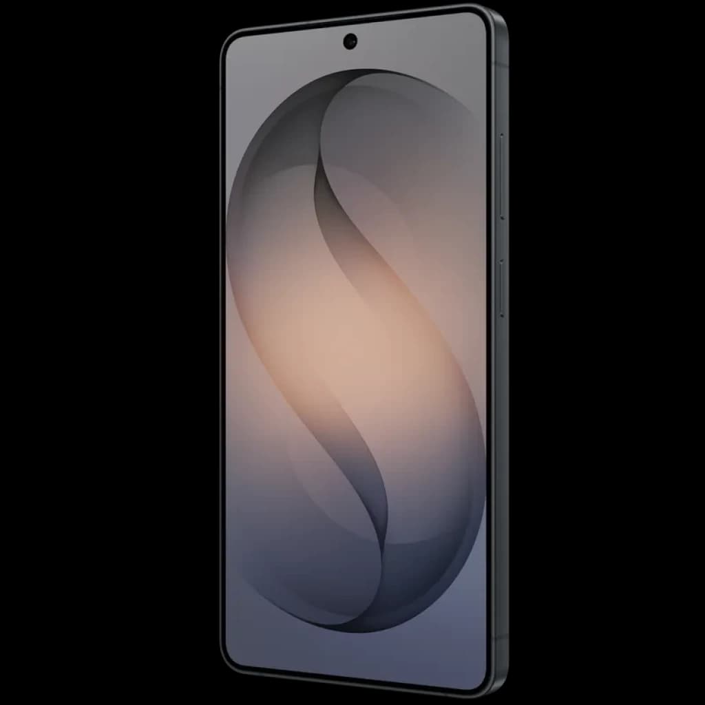 Samsung Galaxy S26 Ultra 5G noir avec écran bord à bord perforé centré, bords fins, châssis métal sombre et bouton latéral discret; design élégant et