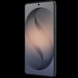 Samsung Galaxy S26 Ultra 5G noir avec écran bord à bord perforé centré, bords fins, châssis métal sombre et bouton latéral discret; design élégant et