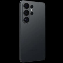 Samsung Galaxy S26 Ultra 5G noir avec module photo arrière quadruple proéminent, finitions mates élégantes et châssis anguleux premium