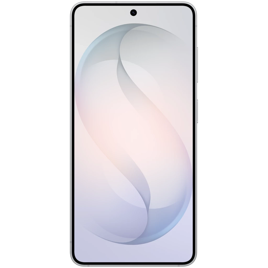 Samsung Galaxy S26+ 5G blanc avec triple caméra arrière, écran Dynamic AMOLED bord à bord, design fin et symétrique, 512 Go, 12 Go RAM, Galaxy AI - Ítem1