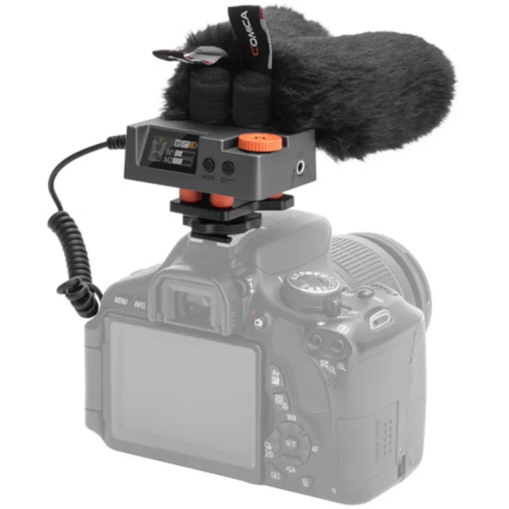 Comica Traxshot Transformable con Pantalla OLED - Micrófono de Escopeta Multimodo - Ítem4