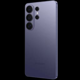 Samsung Galaxy S26 Ultra 5G violet cobalt, dos mat élégant, module photo quadruple proéminent, bords plats en métal, design premium épuré 256 Go 12 Go RAM