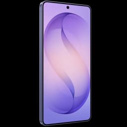 Samsung Galaxy S26 Ultra 5G violet cobalt avec grand écran Dynamic AMOLED 2X 6,9 pouces, bords fins, poinçon central et reflets violets élégants