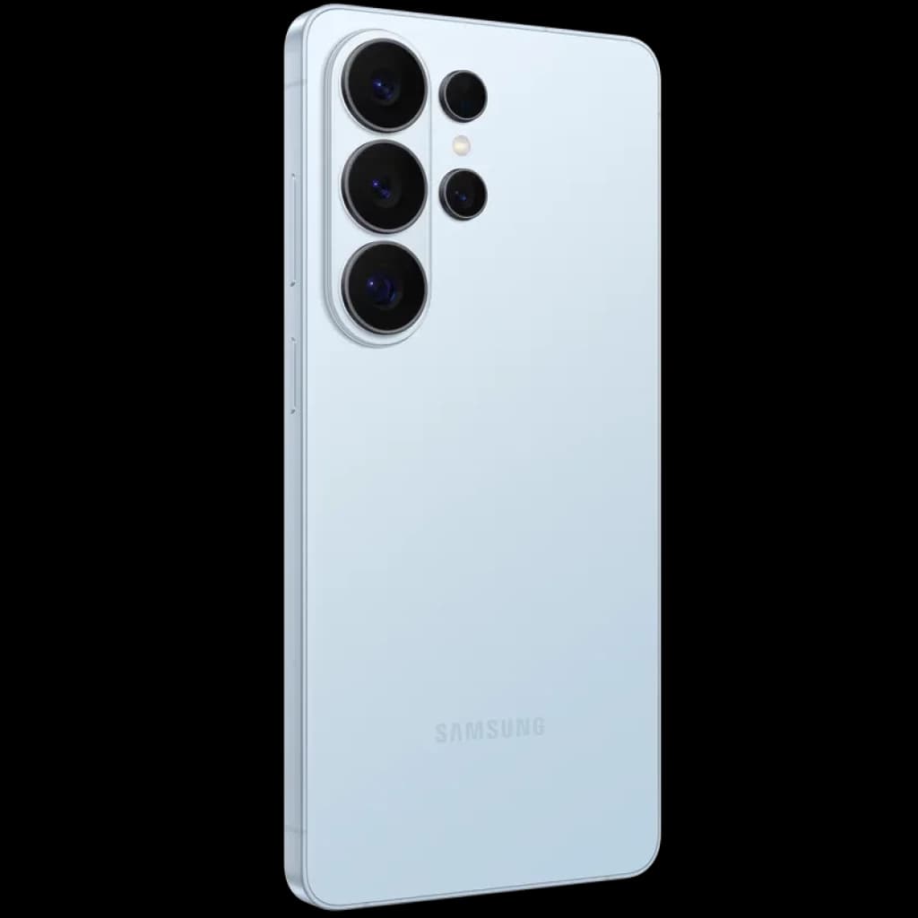 Samsung Galaxy S26 Ultra 5G Sky Blue, dos mat, module photo quadruple proéminent, bords plats élégants, finition premium 256 Go Galaxy AI 12 Go RAM