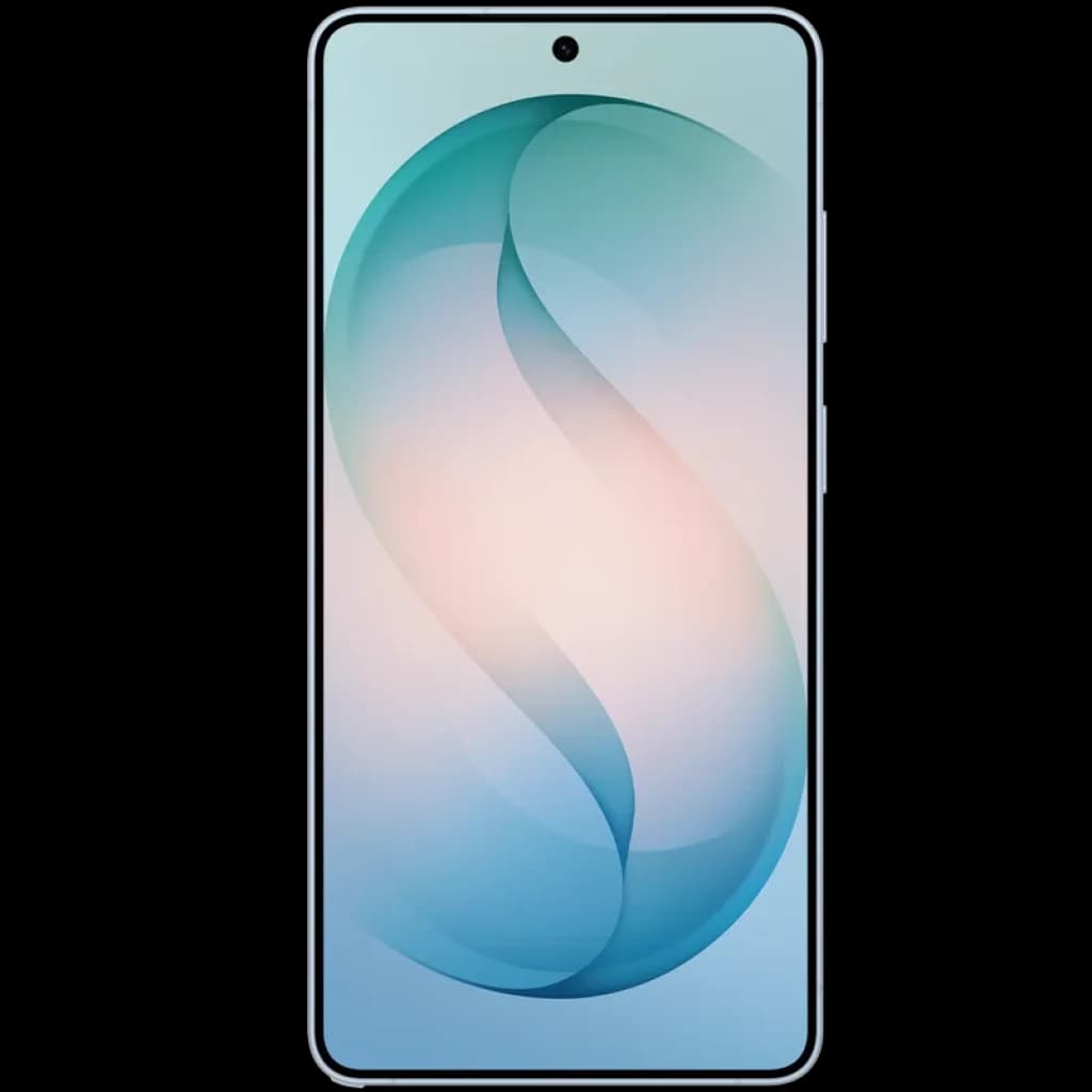 Frente do Samsung Galaxy S26 Ultra 5G em Sky Blue, tela ampla sem bordas com furo central para câmera, vidro brilhante e cantos levemente arredondados