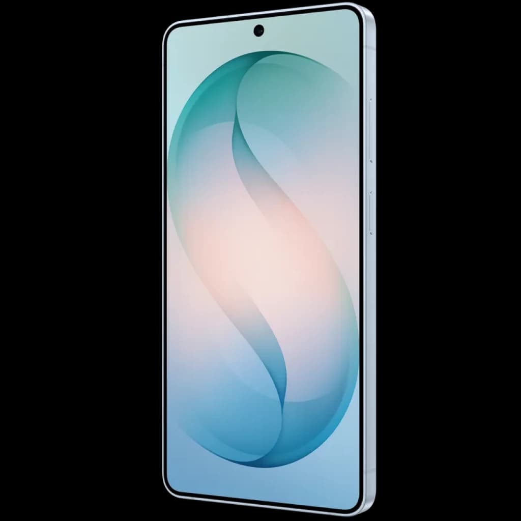 Samsung Galaxy S26 Ultra 5G Sky Blue avec écran bord à bord perforé centré, bords plats argentés, boutons latéraux, design fin et moderne 256 Go 12 Go RAM