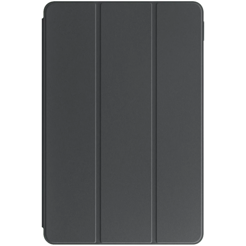 Redmi Pad 2 Cover Inteligente Preta com três dobras, acabamento fosco, proteção frontal rígida e função suporte para visualização mãos livres - Item