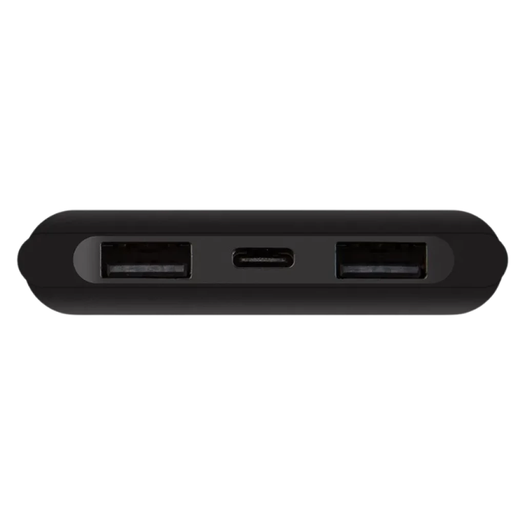OBAL: ME PowerNest Preto 10000mAh - Powerbank compacto em preto mate com textura antiderrapante, indicador LED de carga e porta lateral - Item3