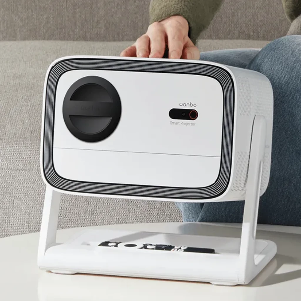 Wanbo Vali 1 Pro 900 ANSI Android TV 11 - Projetor portátil com suporte Gimbal - Item4