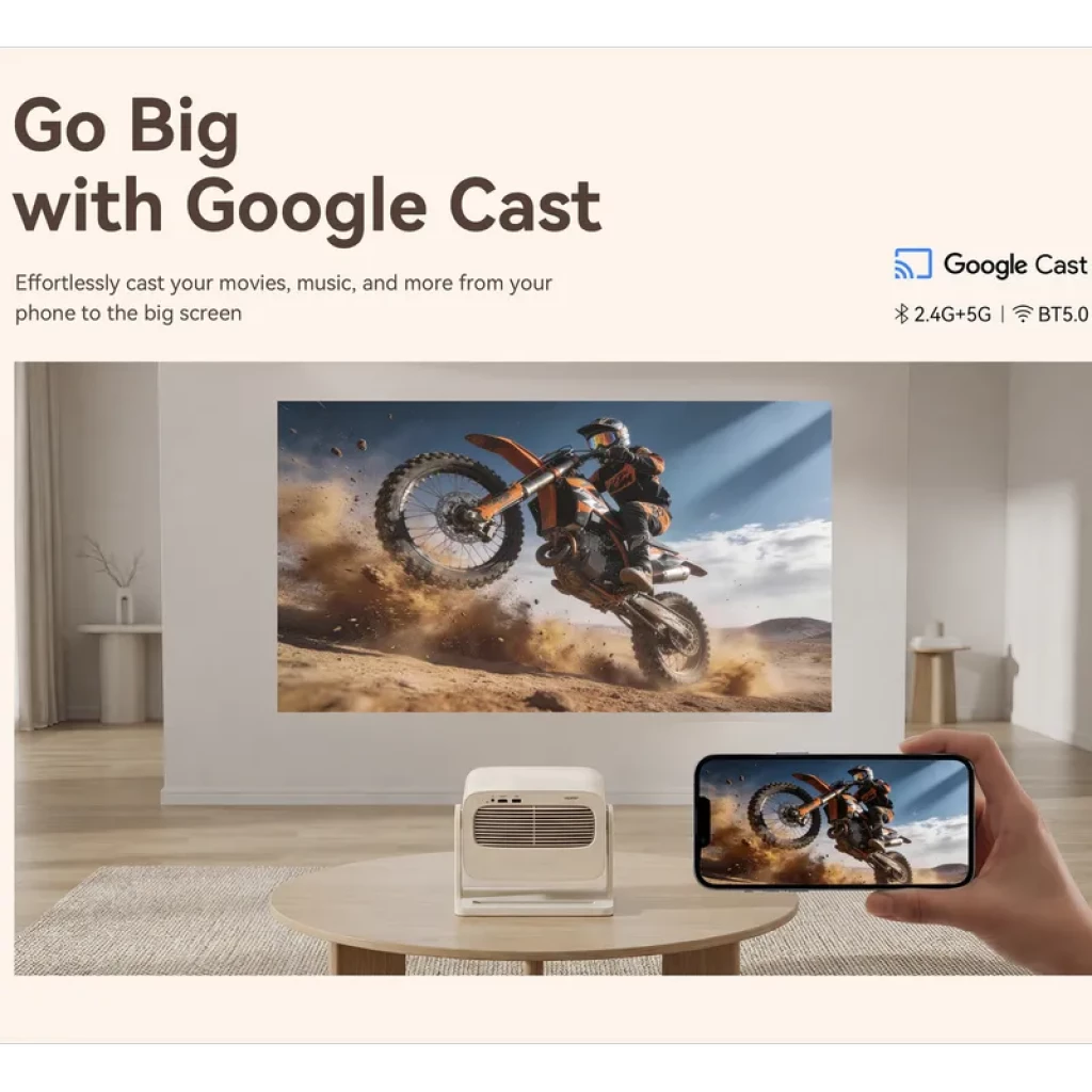 Wanbo Vali 1 Pro 650 Lúmenes ISO Google TV - Proyector Portátil - Ítem5