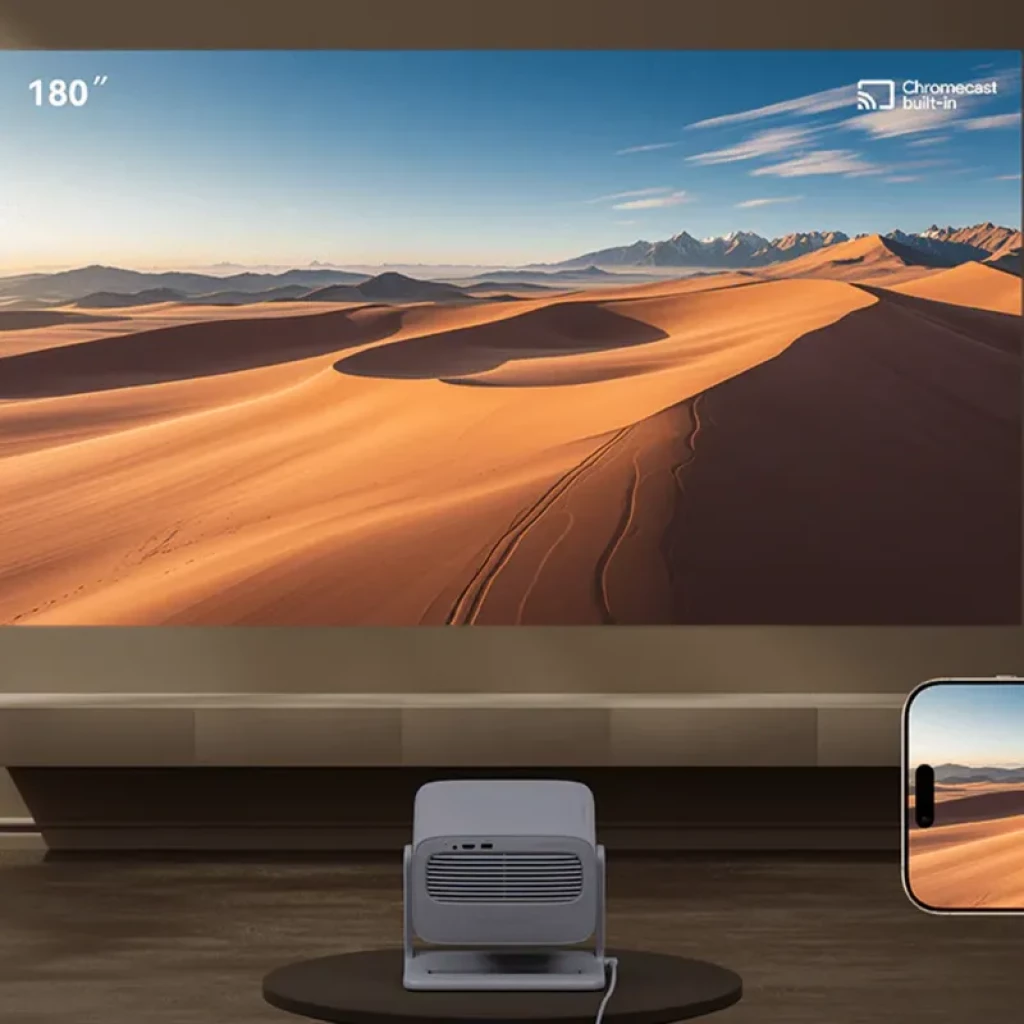 Wanbo Vali 1 Pro 900 ANSI Android TV 11 - Projetor portátil com suporte Gimbal - Item5