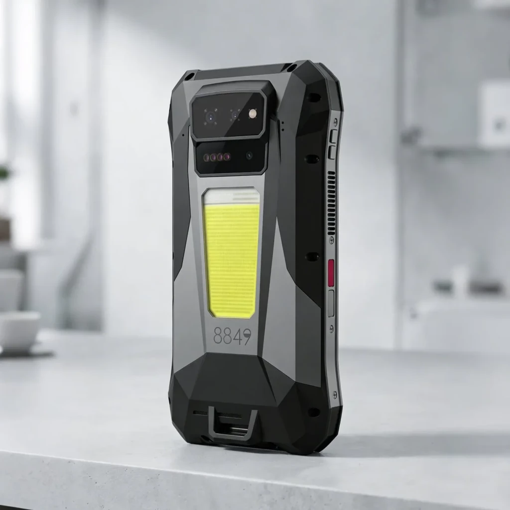 Unihertz 8849 Tank X 5G resistente con proyector DLP 220 lúmenes, pantalla 1080p, linterna trasera, cámara dual, Android 15, 16GB RAM y 512GB almacenamiento - Ítem9