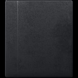 Capa preta texturizada BOOX com vinco lateral e logotipo discreto, design minimalista e resistente para proteger o e-reader Go Color 7 Gen II