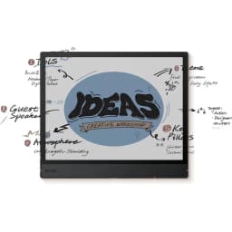 BOOX Note Air5 C 10.3 colorido com ecrã Kaleido 3 BSR, moldura preta fina, notas e desenhos visíveis em cores suaves; inclui caneta Stylus Pen3