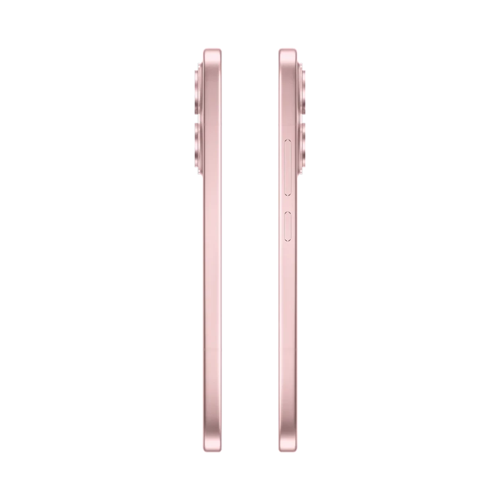 Xiaomi 17 Alpine Pink com ecrã AMOLED sem molduras, câmara traseira quádrupla Leica em módulo quadrado, corpo rosa suave e perfuração central no ecrã - Item9
