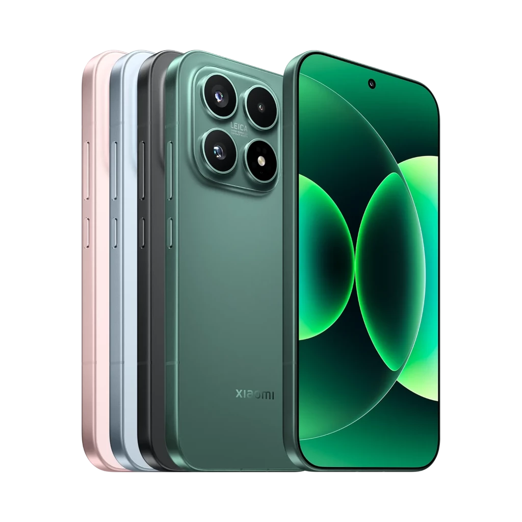 Xiaomi 17 Alpine Pink com ecrã AMOLED sem molduras, câmara traseira quádrupla Leica em módulo quadrado, corpo rosa suave e perfuração central no ecrã - Item10