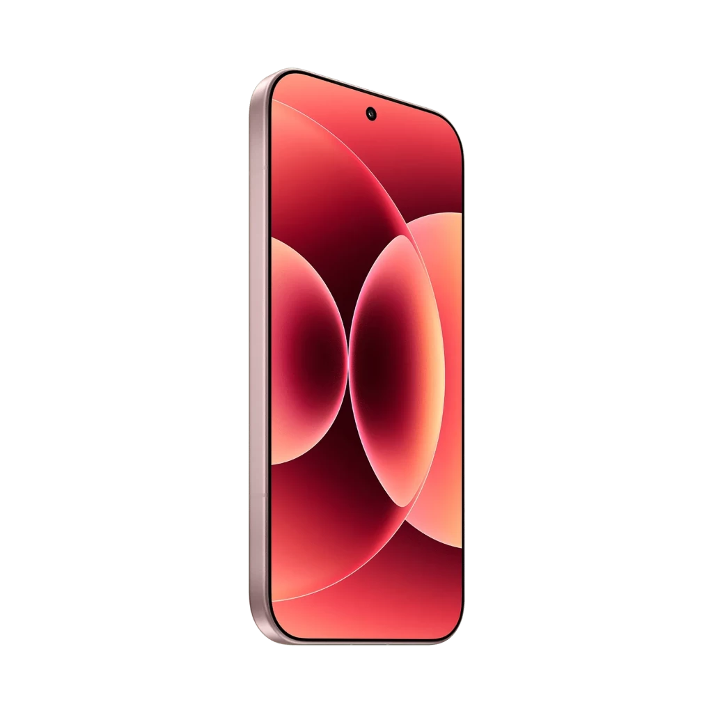 Xiaomi 17 Alpine Pink com ecrã AMOLED sem molduras, câmara traseira quádrupla Leica em módulo quadrado, corpo rosa suave e perfuração central no ecrã - Item4