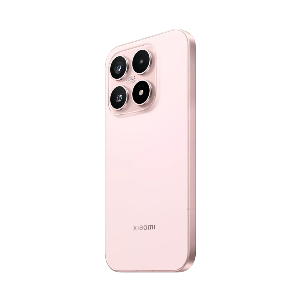 Xiaomi 17 Alpine Pink com ecrã AMOLED sem molduras, câmara traseira quádrupla Leica em módulo quadrado, corpo rosa suave e perfuração central no ecrã - Item5