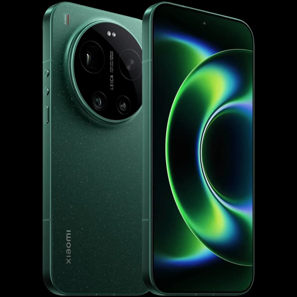 Xiaomi 17 Ultra Starlit Green com traseira verde estrelada, módulo circular Leica, tela OLED 6,9 pol com bordas finas, 12 GB RAM e 512 GB armazenamento