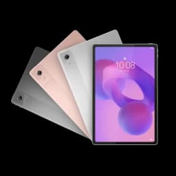Tablette Lenovo Idea Tab Plus 12,1 pouces, écran bord fin, coloris gris, rose et argent, module photo arrière unique, 8 Go RAM, 256 Go, IA intégrée