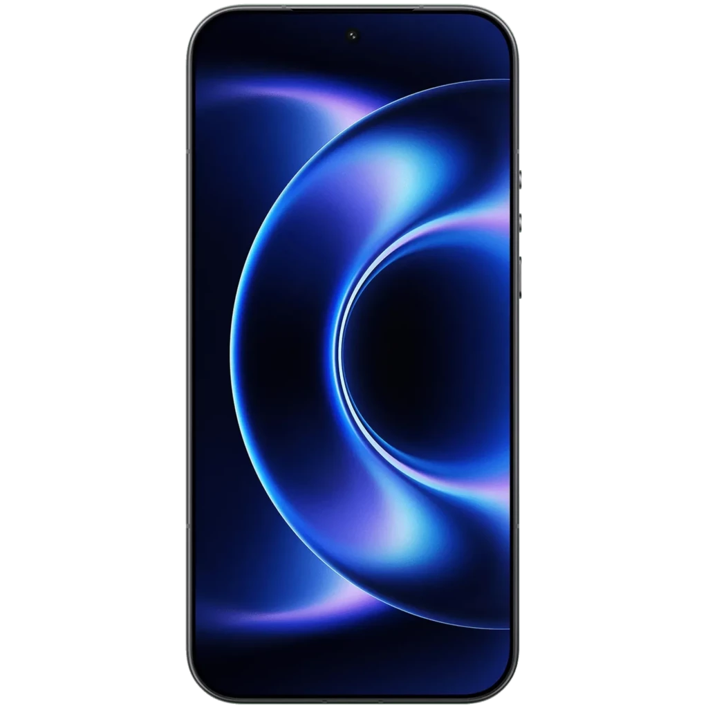 Xiaomi 17 Ultra preto com tela curva sem bordas, módulo de câmera circular Leica tripla com aro vermelho, design premium em metal, 512 GB e 12 GB RAM - Item1