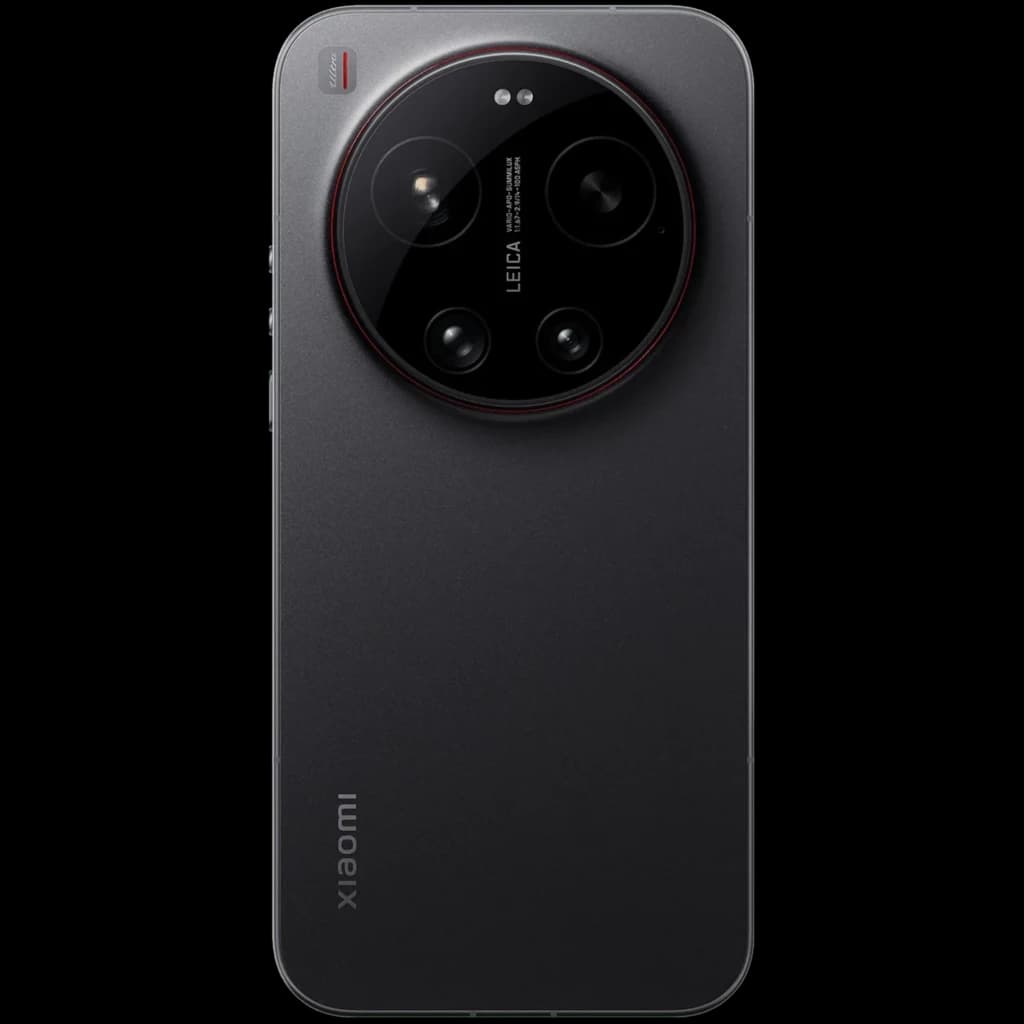 Xiaomi 17 Ultra preto com módulo de câmara circular Leica proeminente, lentes múltiplas e acabamento fosco elegante; bordas finas e design premium