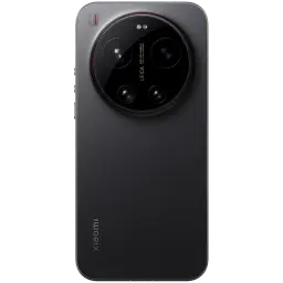 Xiaomi 17 Ultra preto com módulo de câmara circular Leica proeminente, lentes múltiplas e acabamento fosco elegante; bordas finas e design premium