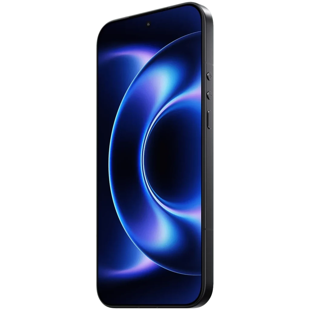 Xiaomi 17 Ultra preto com tela curva sem bordas, módulo de câmera circular Leica tripla com aro vermelho, design premium em metal, 512 GB e 12 GB RAM - Item3